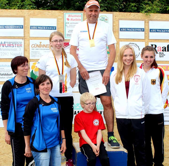 Zwei Medaillen (Gold und Silber) und auch sonst recht gute Platzierungen brachten die Inlinesportler des FC Chammünster aus Nagold mit.