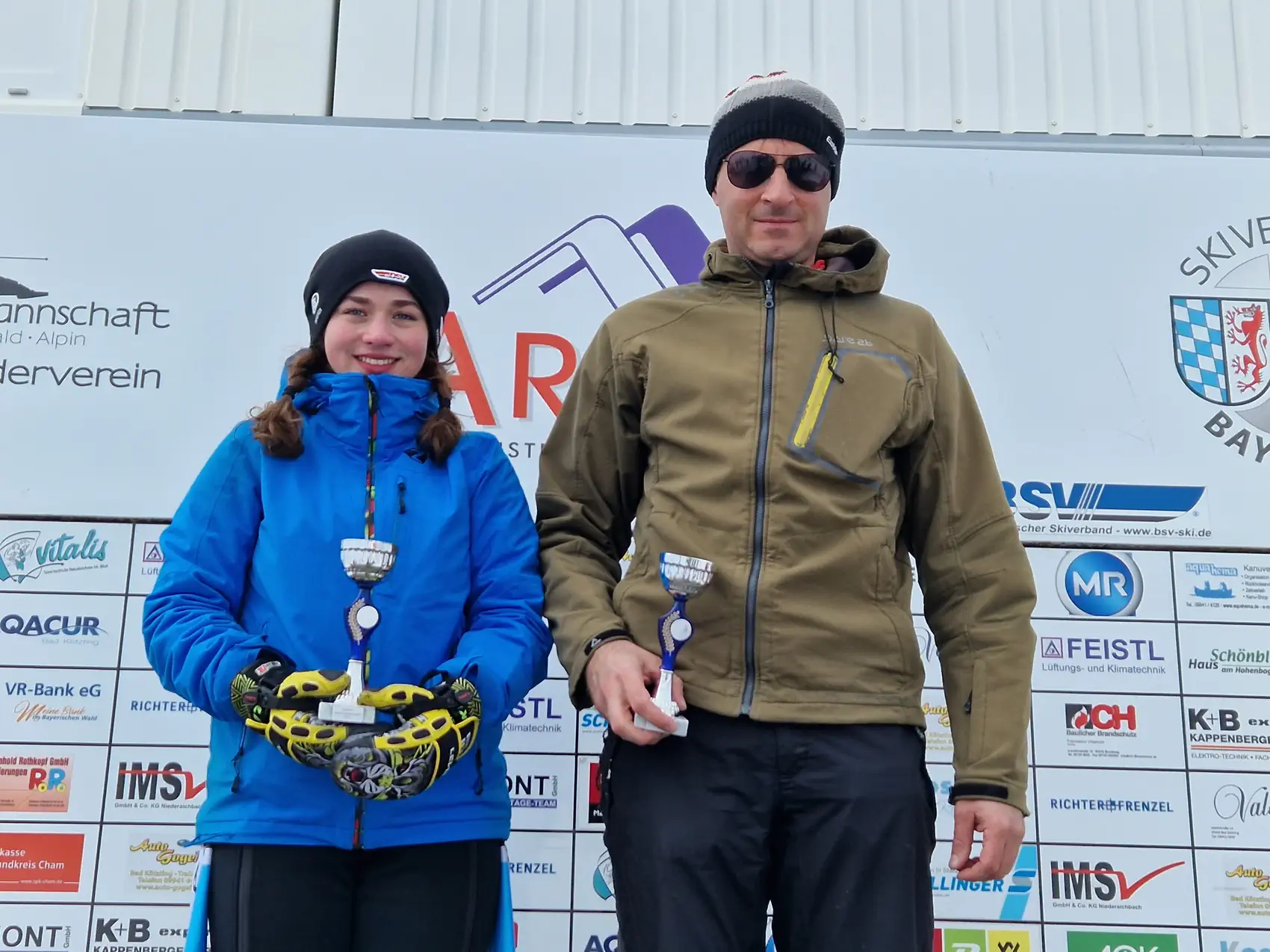 Sieger der 49. Chamer Ski-Stadtmeisterschaft wurden Vroni Raab und Daniel Mayer vom FC Chammünster.